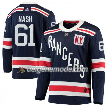 Herren Eishockey New York Rangers Trikot Rick Nash 61 2018 Winter Classic Adidas Marineblau Authentic